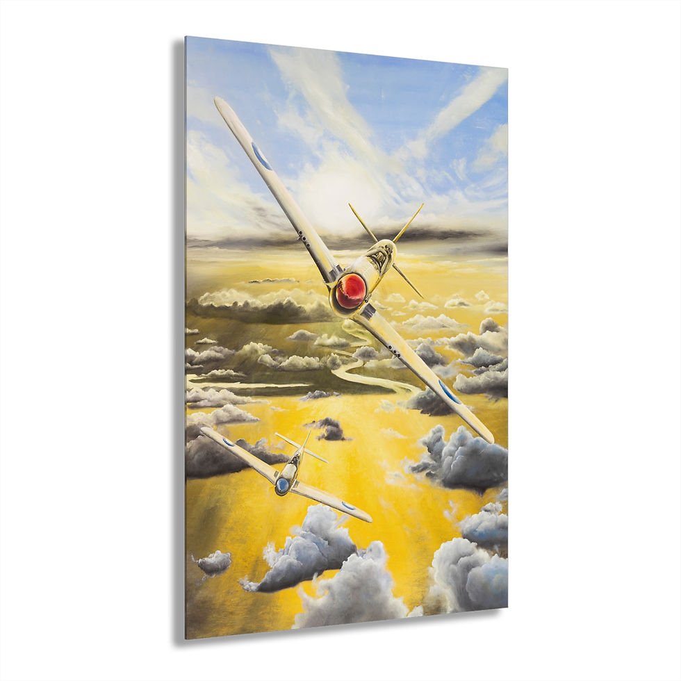 Thumbnail: P51 Fighter Planes Canvas Print