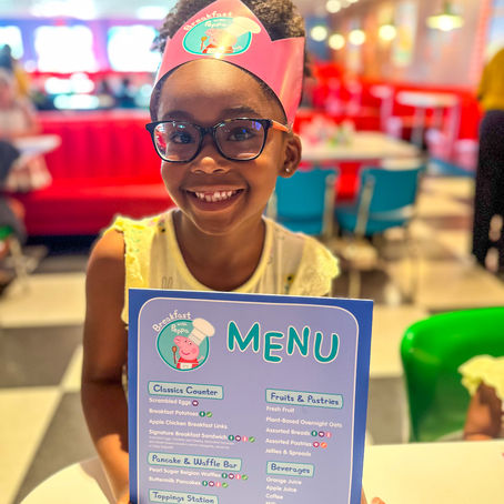 Breakfast with Peppa Pig!
