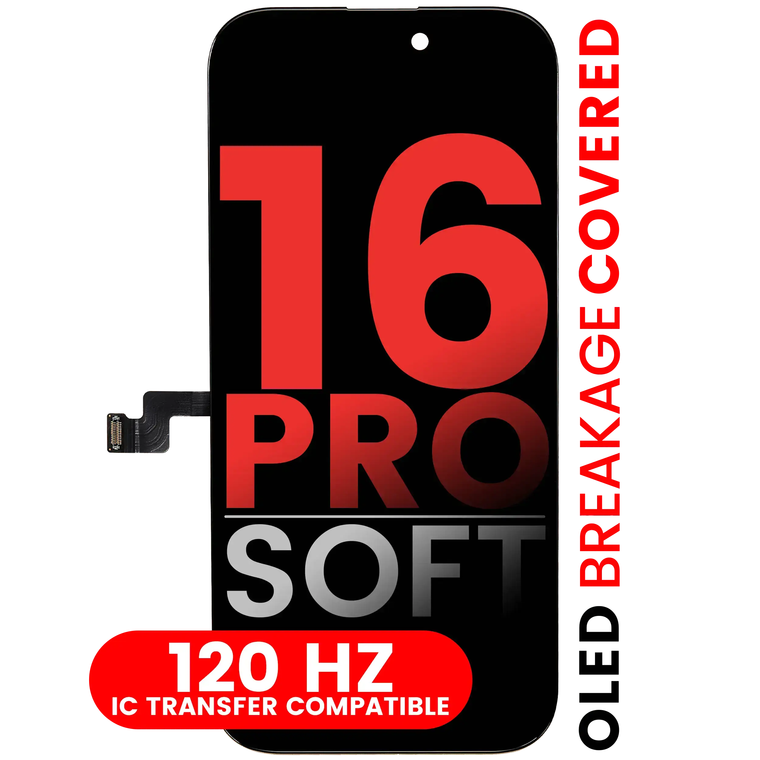 OLED Assembly For iPhone 16 Pro XO7 Soft (120HZ)
