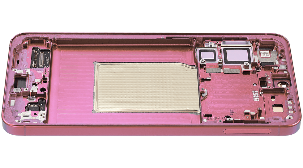 Thumbnail: OLED Assembly With Frame for Samsung Galaxy S25 Plus 5G-Service Pack – Coral Red