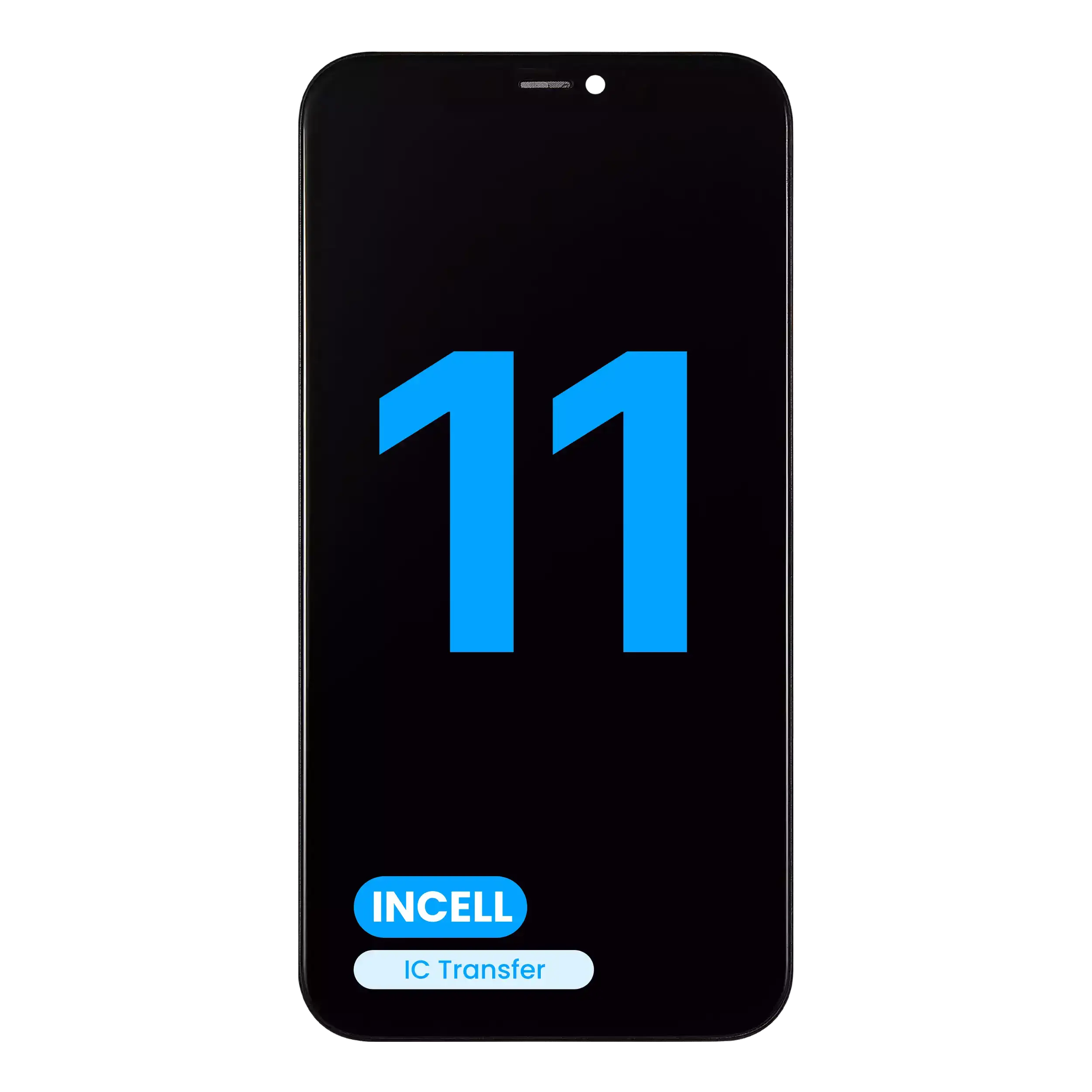 LCD Assembly With Steel Plate Pre-Installed For iPhone 11 (Aftermarket: AQ7 / In