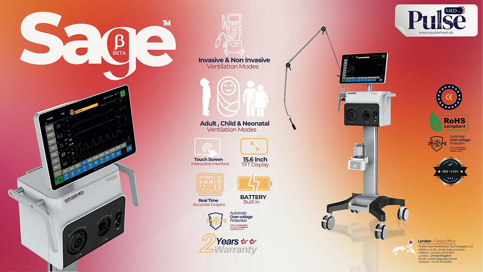 Sage Beta Ventilator- Pulsemed UK-1