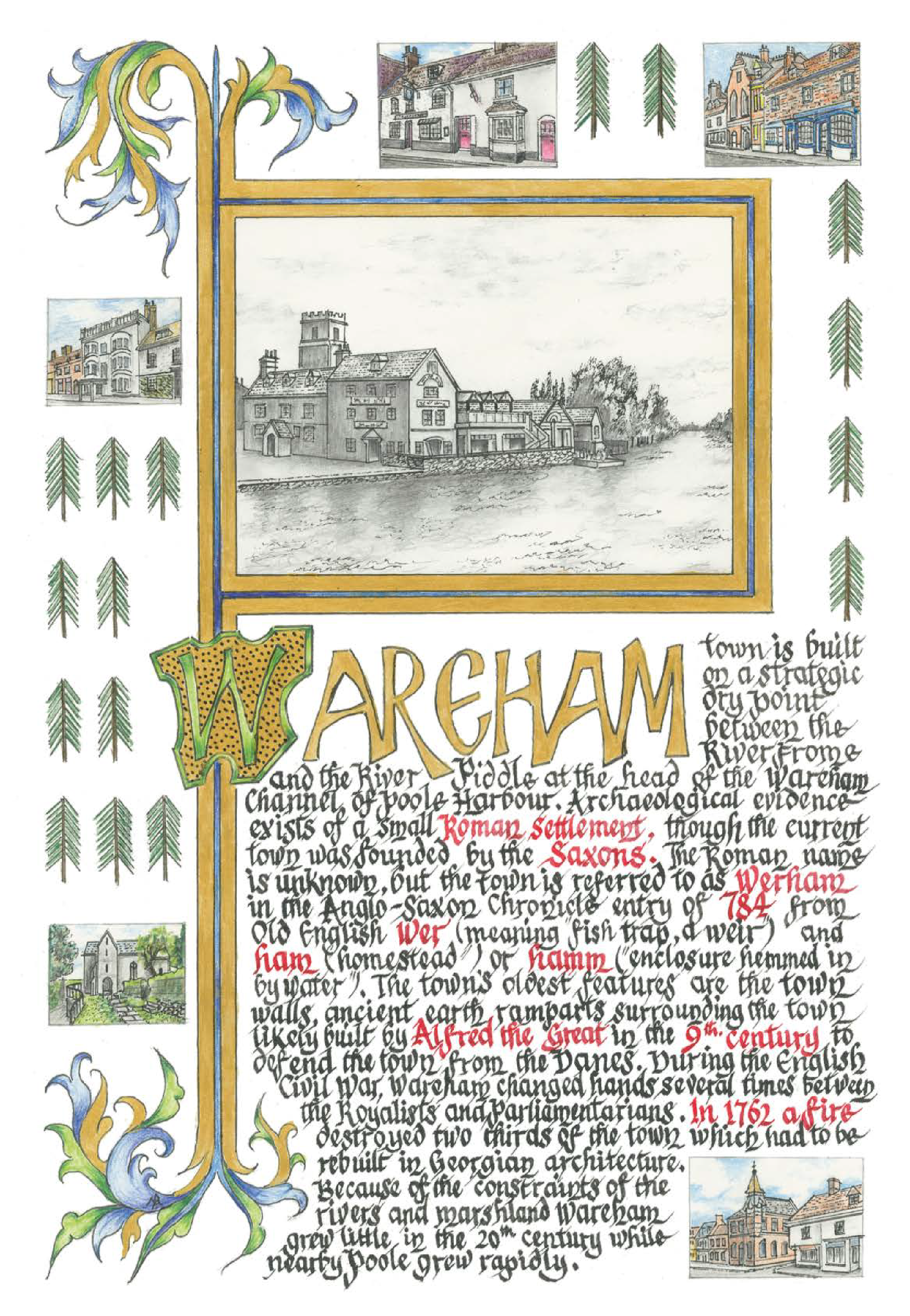 Wareham - A4 Print