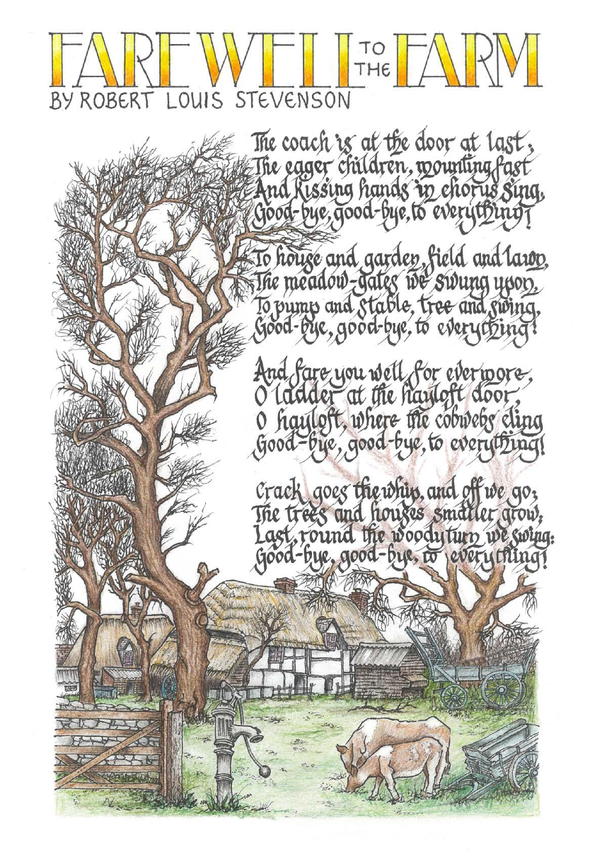 Farewell to the Farm - A4 Print