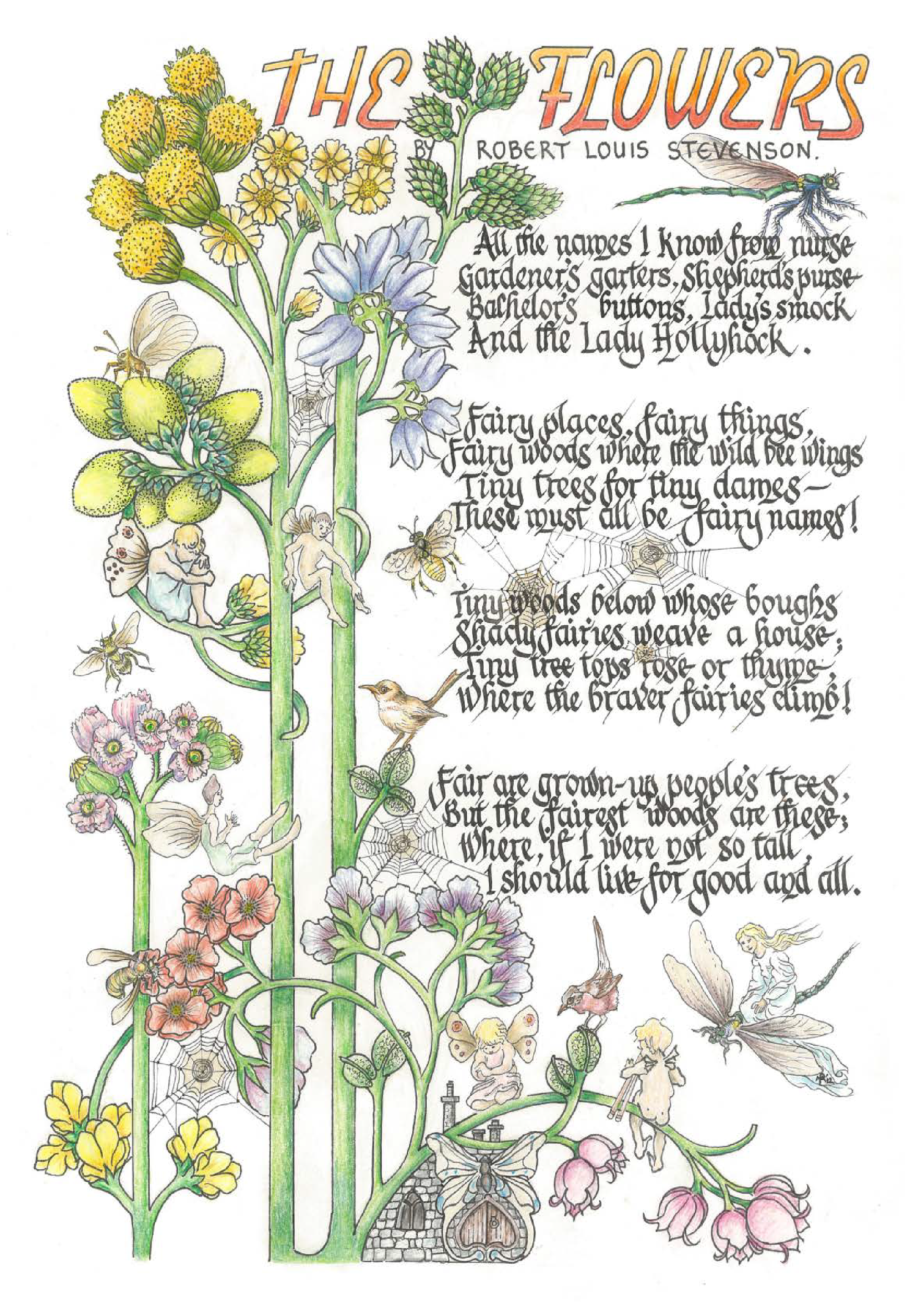 The Flowers - A4 Print