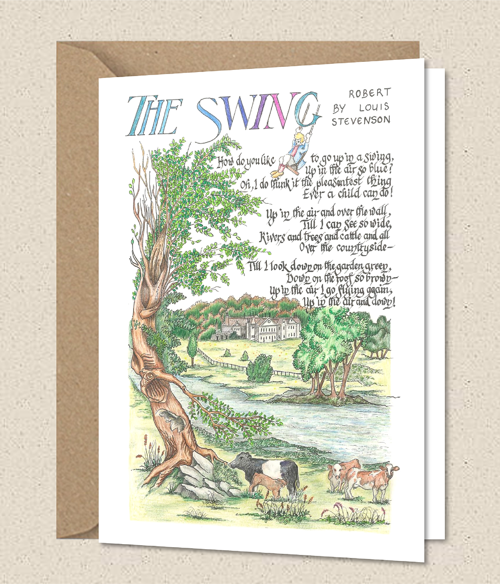 Thumbnail: Set of 8 A5 Cards - Robert Louis Stevenson Collection 2