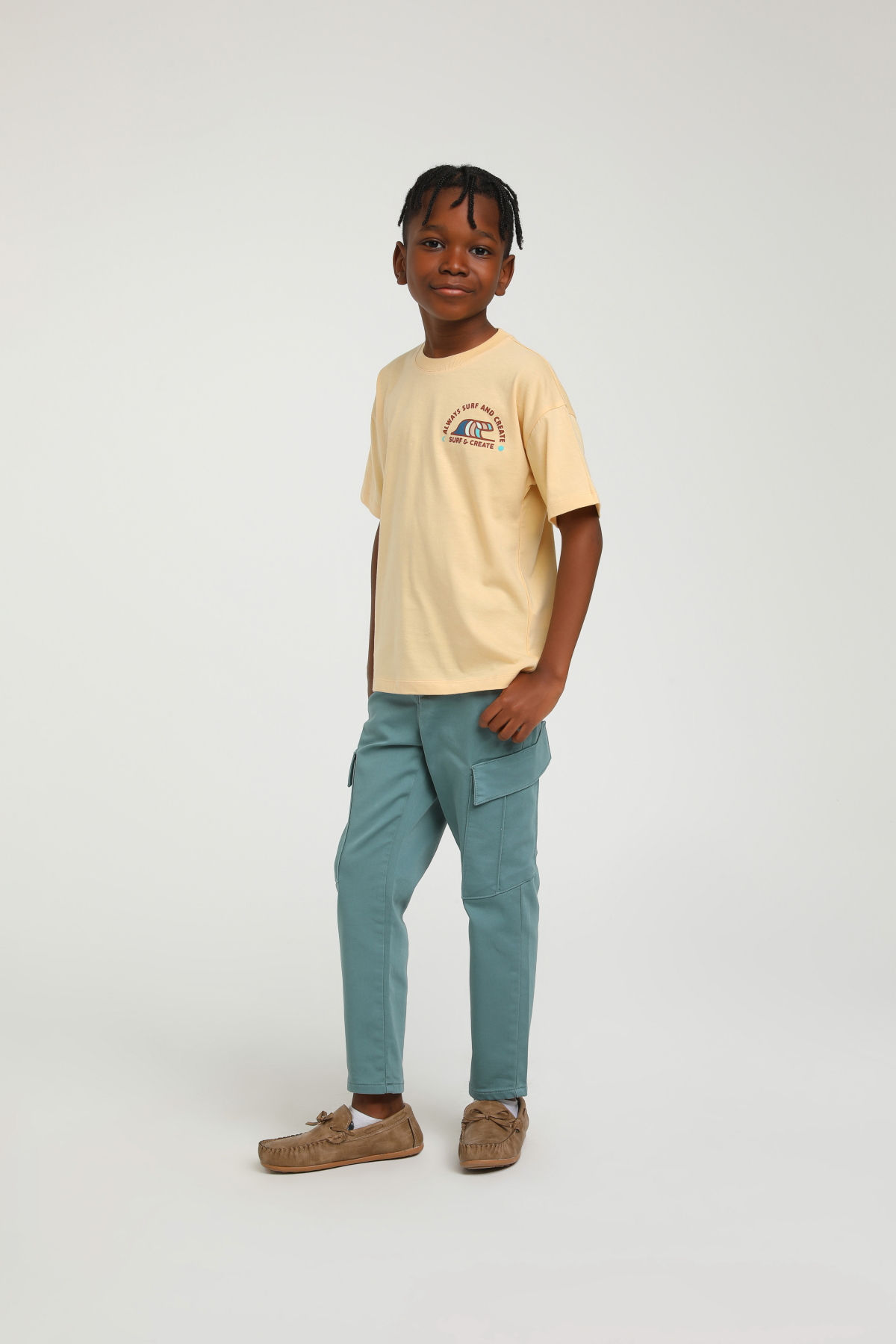 Beige Surf and Create T-shirt