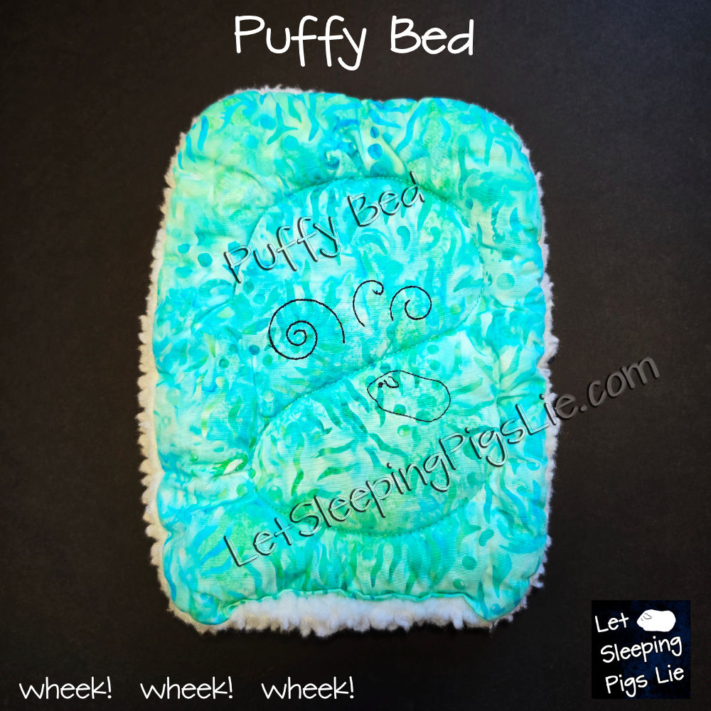 Summer Botanical Batik Puffy Bed