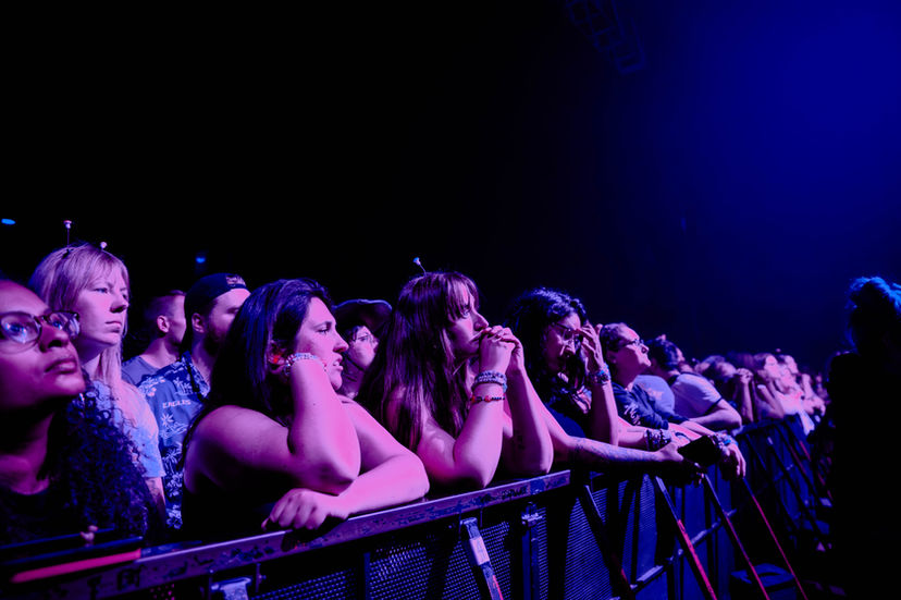 Nightly opening for The Maine on the I Love You But I Choose The Maine Tour on April 17th at Franklin Music Hall in Philadelphia, PA. Photo by Rebecca McDevitt