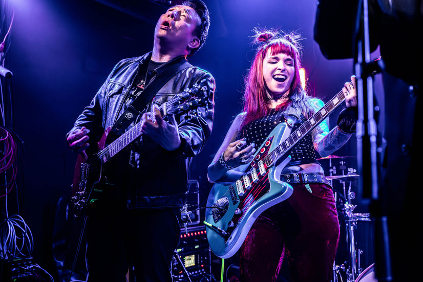 Ang and the Damn band performing at Milkboy in Philadelphia on March 27, 2026. Photo by LJ Portnoy