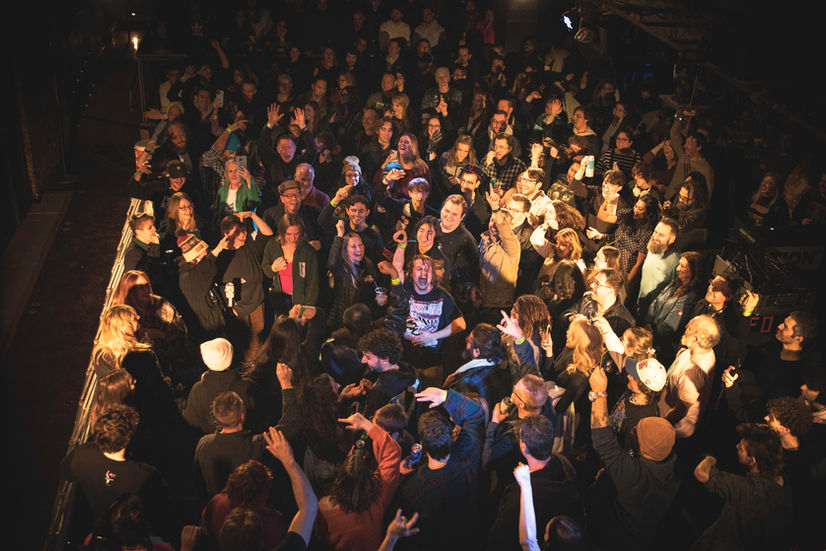 Fans at The Wombats at House of Blues in Cleveland, OH on February 12, 2026. Photos by Madison Cozzens