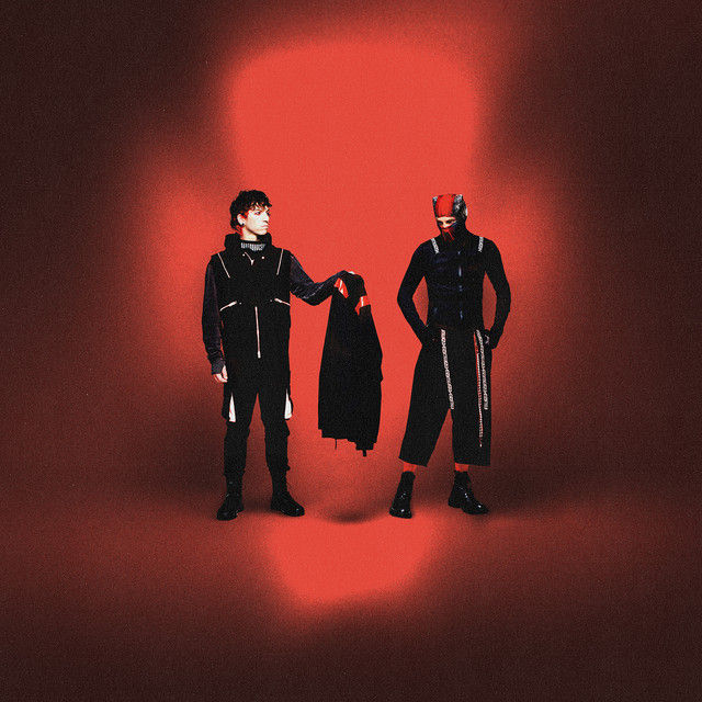 Twenty One Pilots poses for the cover of their album, Breach