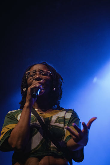 Brittney Carter performing at The House of Blues in Cleveland. Photography by Madison Cozzens