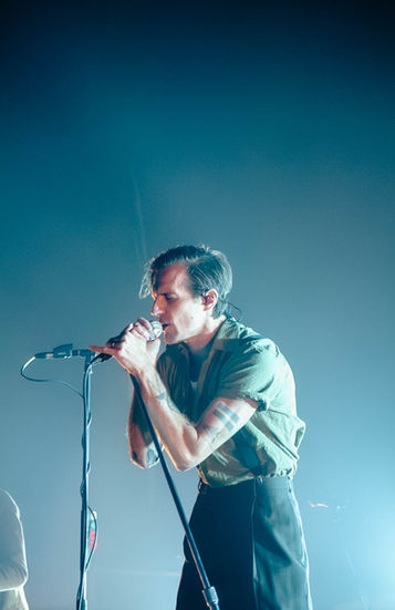 The Maine performing on the I Love You But I Choose The Maine Tour on April 17th at Franklin Music Hall in Philadelphia, PA. Photo by Rebecca McDevitt