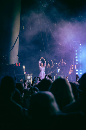Mt. Joy performing at Jacobs Pavilion in Cleveland, OH on June 5, 2026. Photo by Madison Cozzens