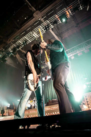 The Maine performing on the I Love You But I Choose The Maine Tour on April 17th at Franklin Music Hall in Philadelphia, PA. Photo by Rebecca McDevitt