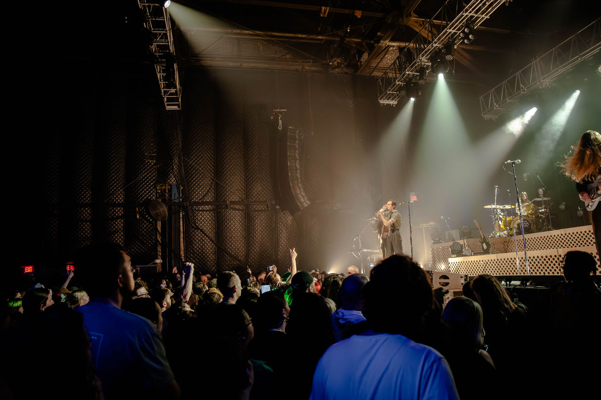 The Maine performing on the I Love You But I Choose The Maine Tour on April 17th at Franklin Music Hall in Philadelphia, PA. Photo by Rebecca McDevitt