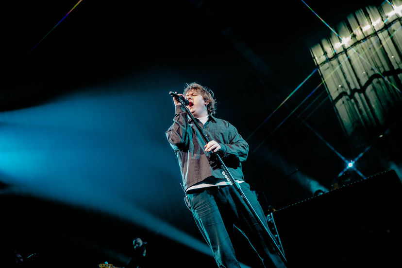 Lewis Capaldi performing at Liacouras Center in Philadelphia, PA on April 15, 2026. Photo by Rebecca  McDevitt