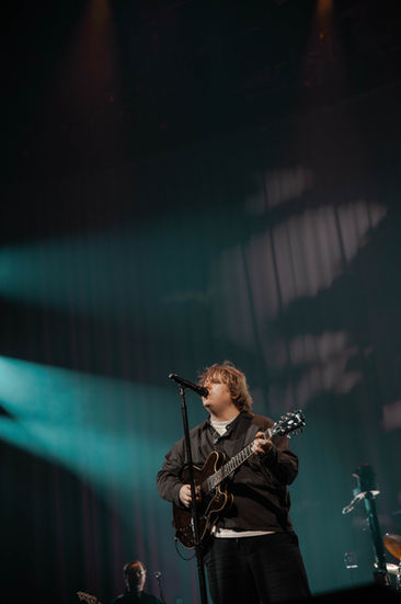 Lewis Capaldi performing at Liacouras Center in Philadelphia, PA on April 15, 2026. Photo by Rebecca  McDevitt