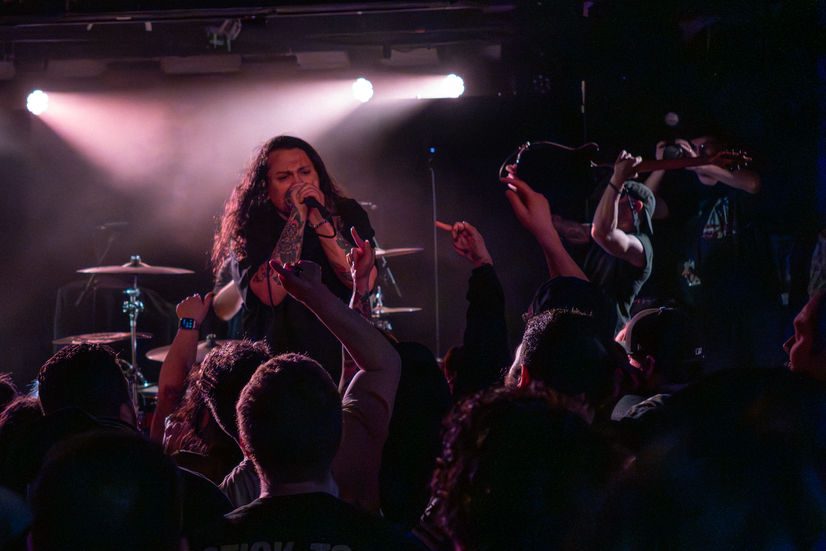 letlive. opening for Hawthorne Heights at El Corazón in Seattle, WA on March 17, 2026. Photo by 
Vaneza Gutiérrez Wyckoff

