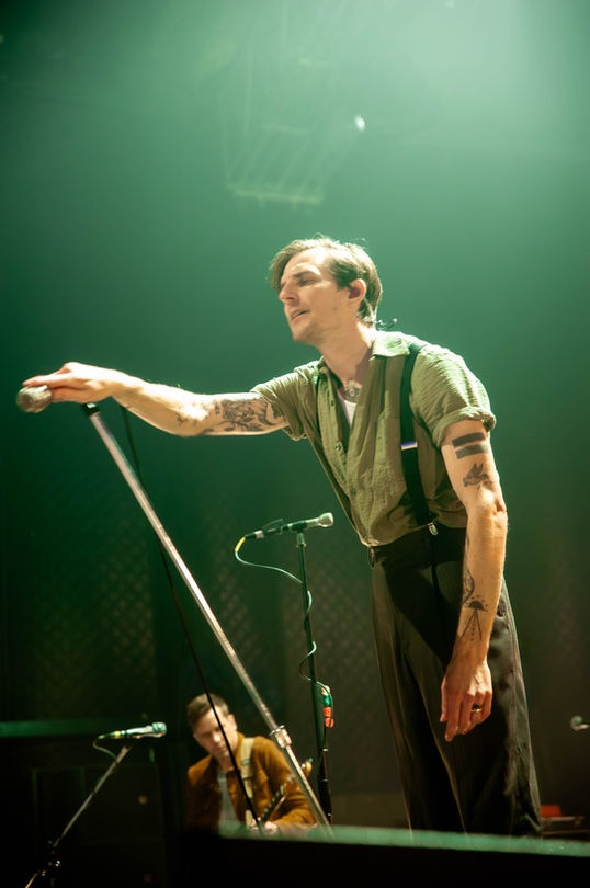The Maine performing on the I Love You But I Choose The Maine Tour on April 17th at Franklin Music Hall in Philadelphia, PA. Photo by Rebecca McDevitt