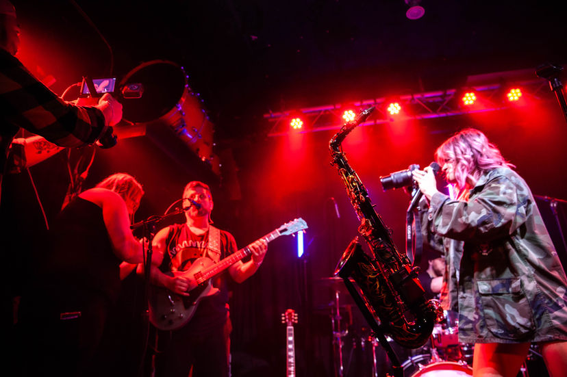 Enrose performing at Milkboy in Philadelphia on March 27, 2026. Photo by Rebecca McDevitt