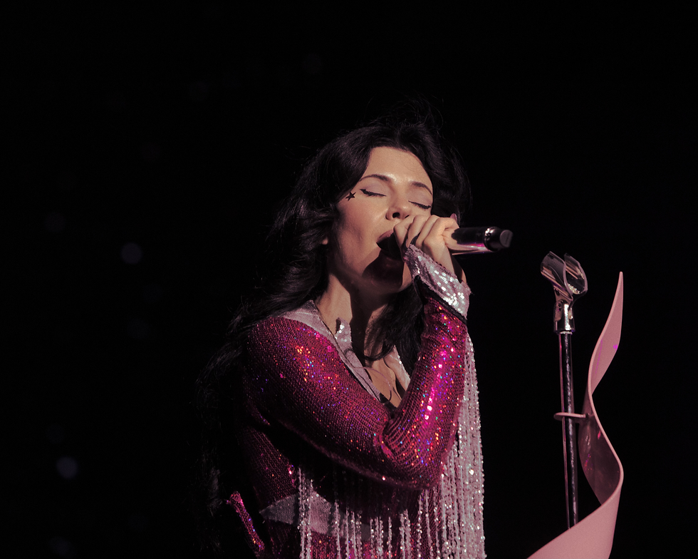 Marina in concert, in NY, NY
