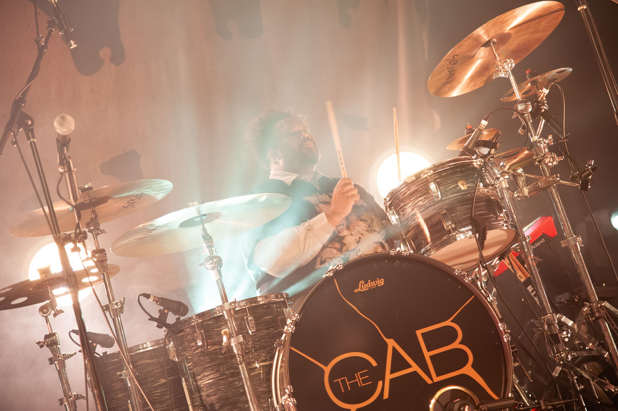 The Cab performing on the Back From The Dead Tour at the TLA in Philadelphia PA on June 24, 2026. Photo by Rebecca McDevitt