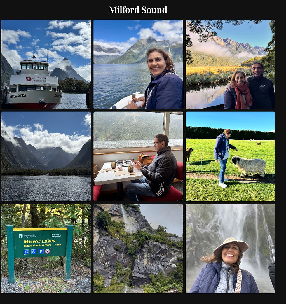 A lovely visit to Milford Sound