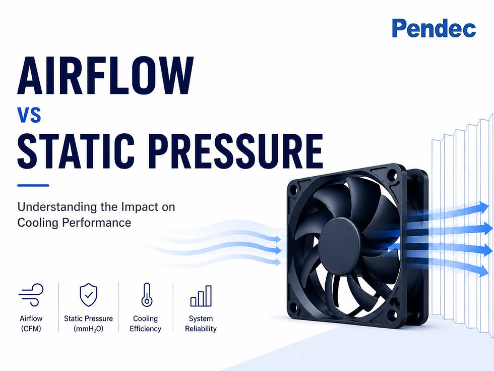 Airflow vs Static Pressure - Understanding the impact on cooling performance