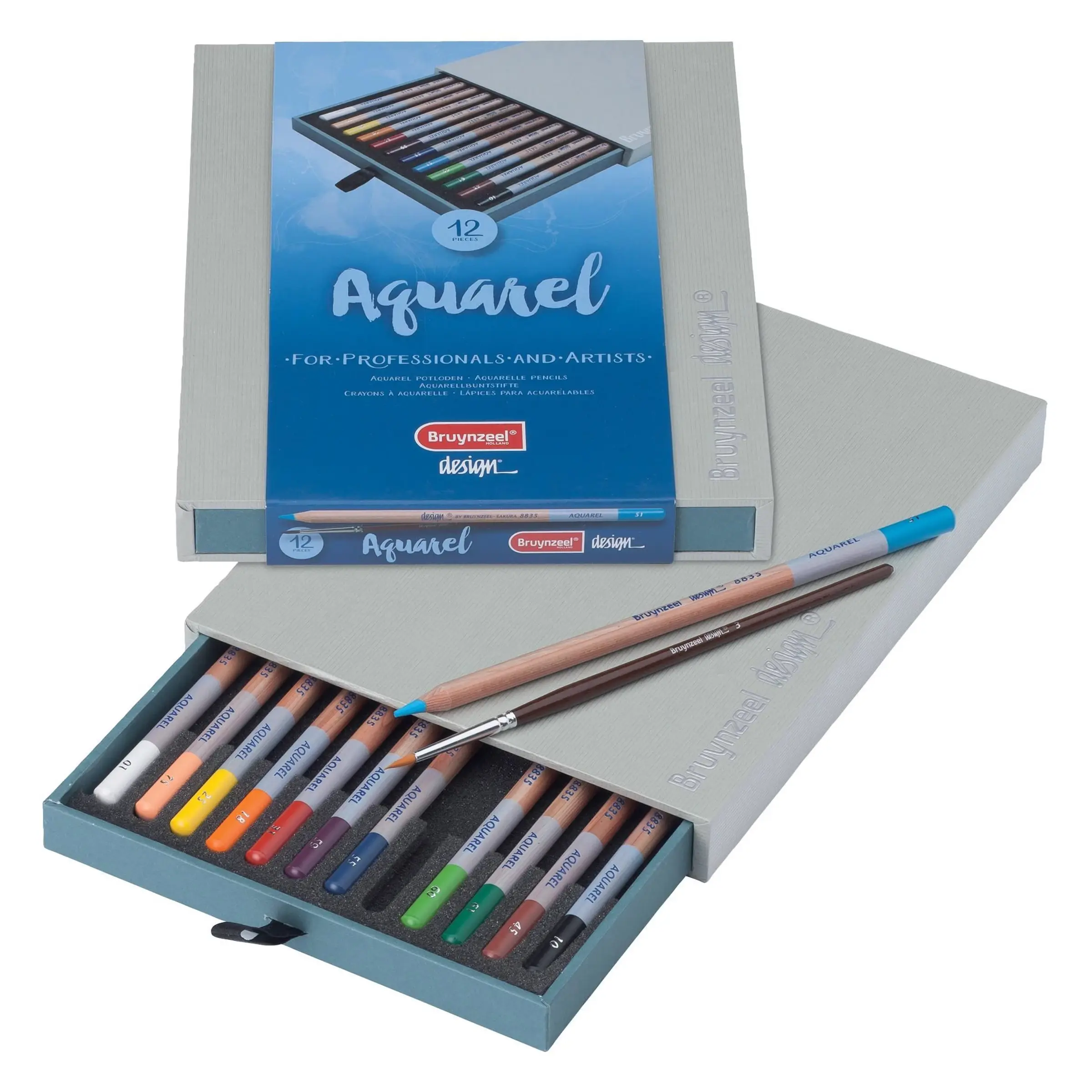 Bruynzeel Design Lapices Acuarela Set 12