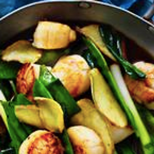  Scallop w. Green Vegetables