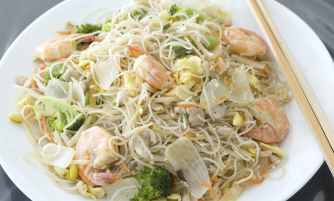 Arranged Food and Objects