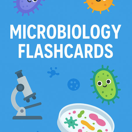 📘 Flashcards for Smarter Microbiology Review