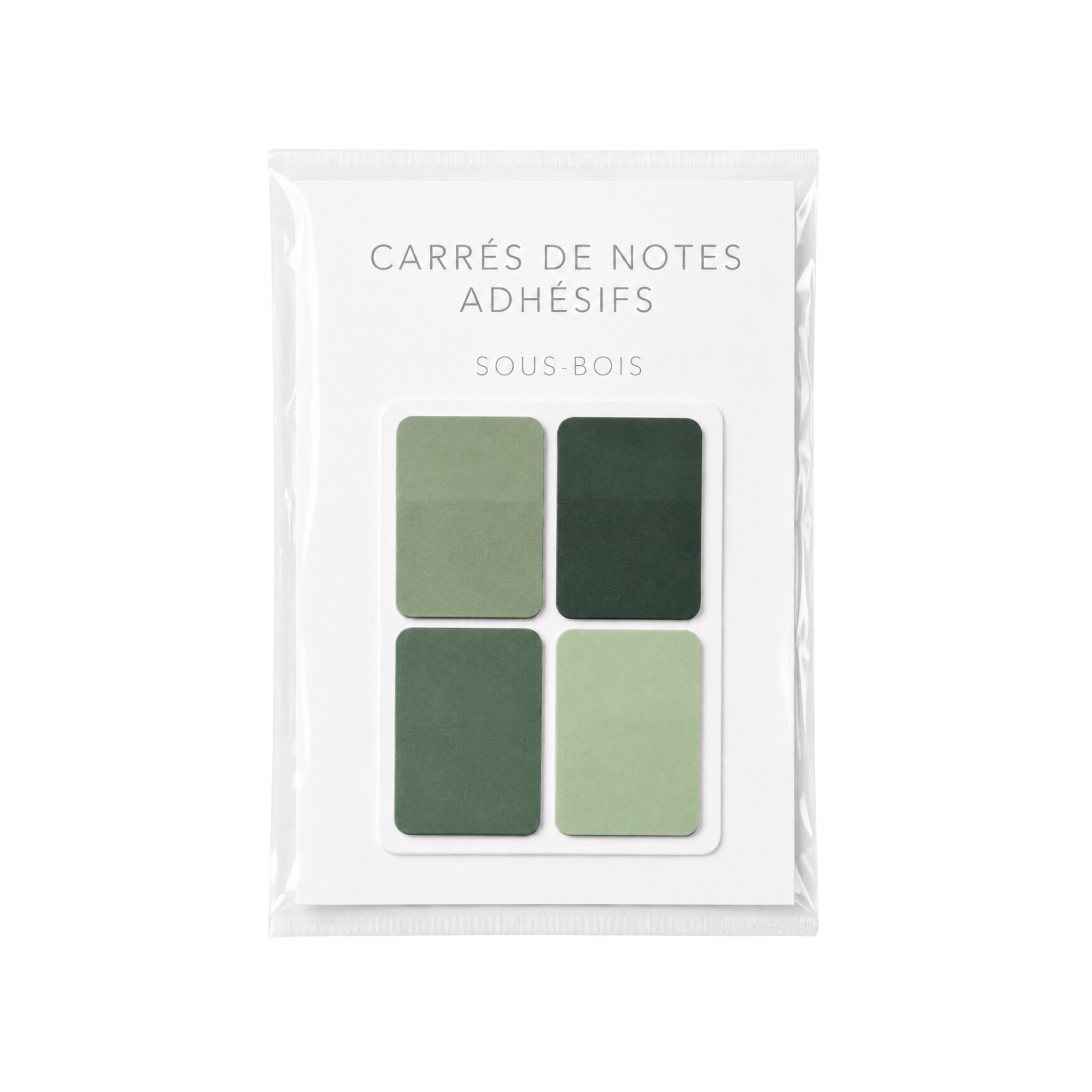 Petits carrés de notes adhésifs