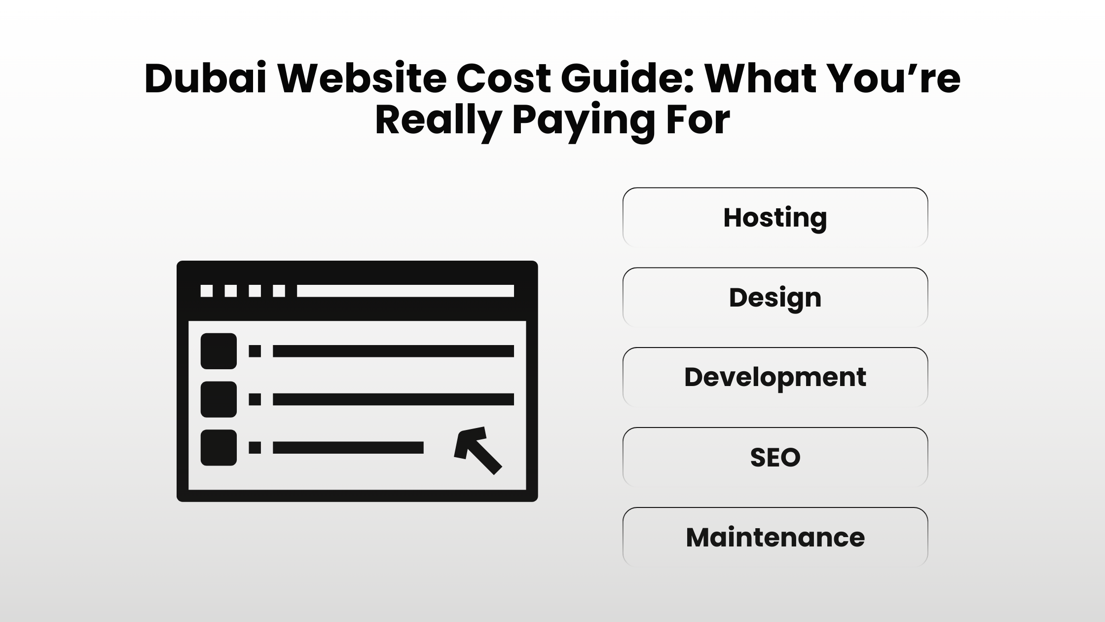 What Does a Professional Website Cost in Dubai (Honest Breakdown)