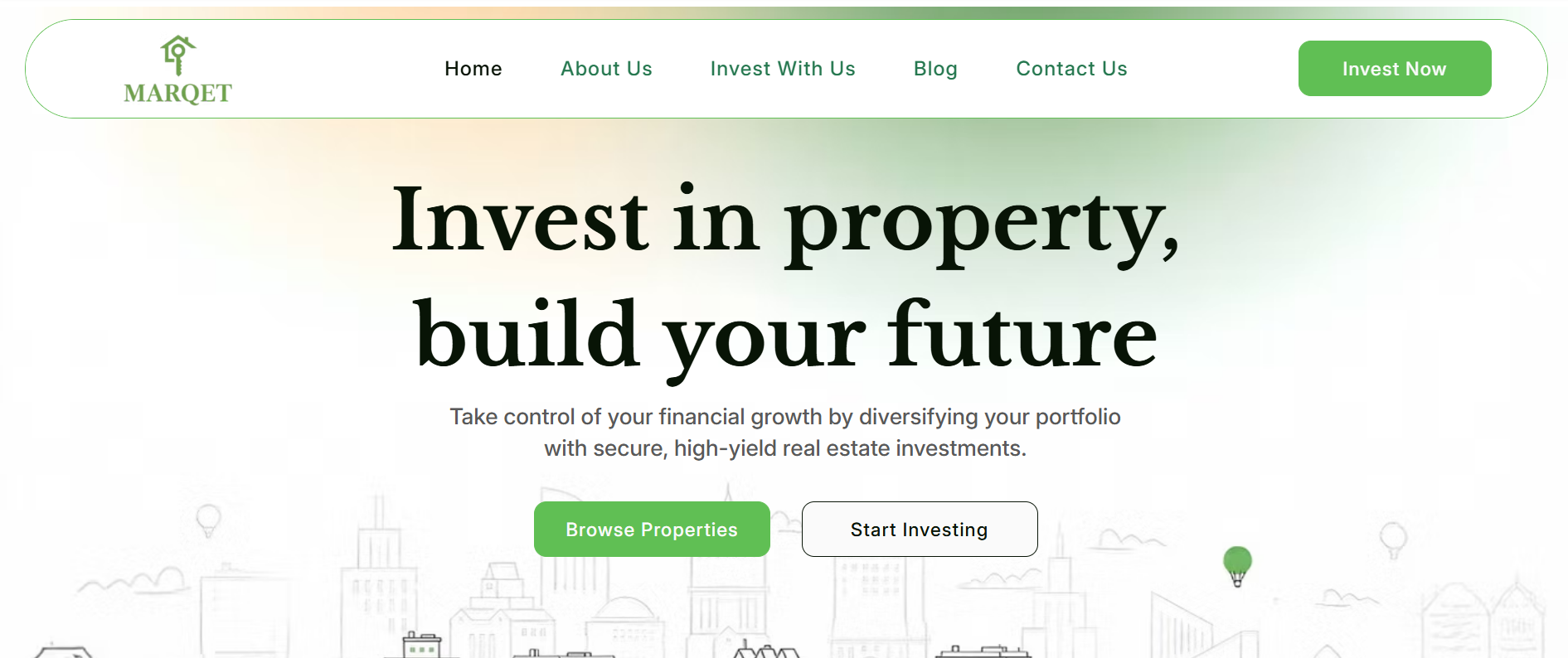 5-Page Real Estate Investment Website