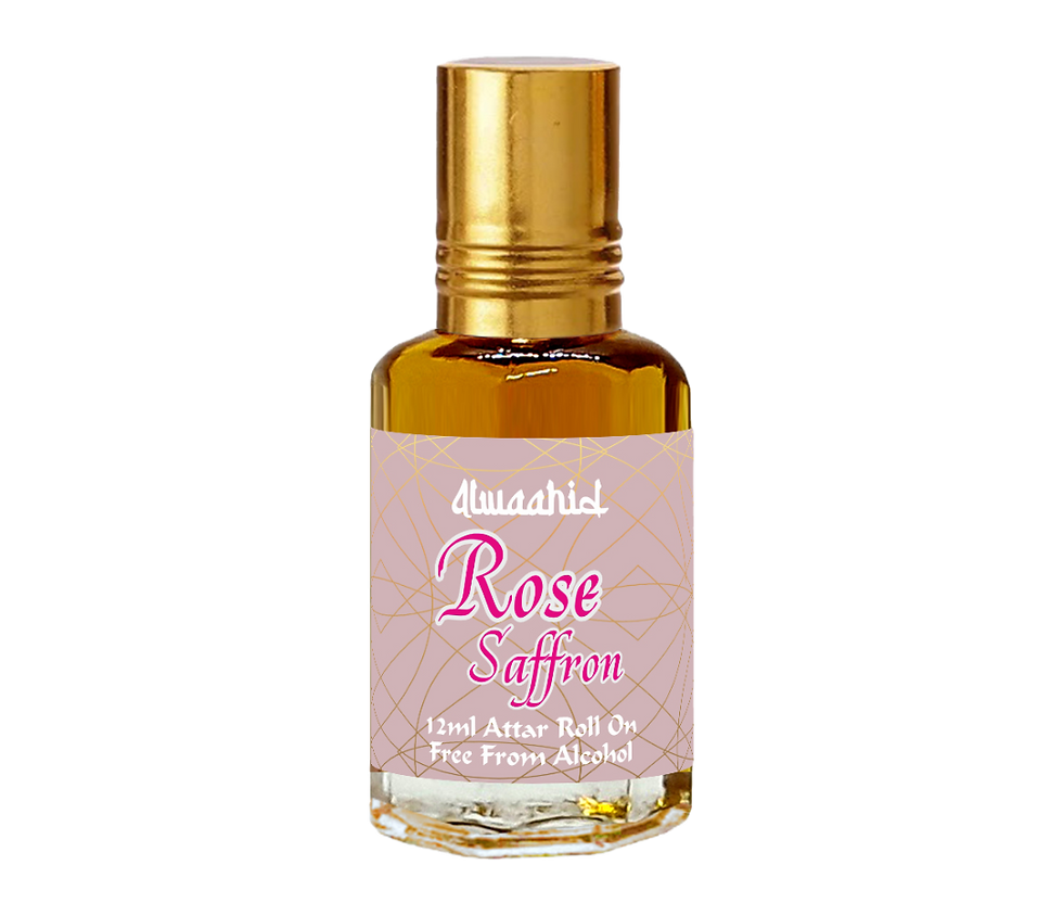 Rose Saffron Attar Bottle