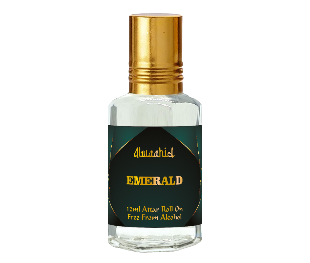 Emerald Attar Bottle
