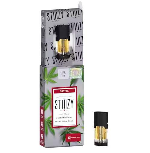 STIIIZY - 1G POD - STRAWBERRY COUGH - SATIVA