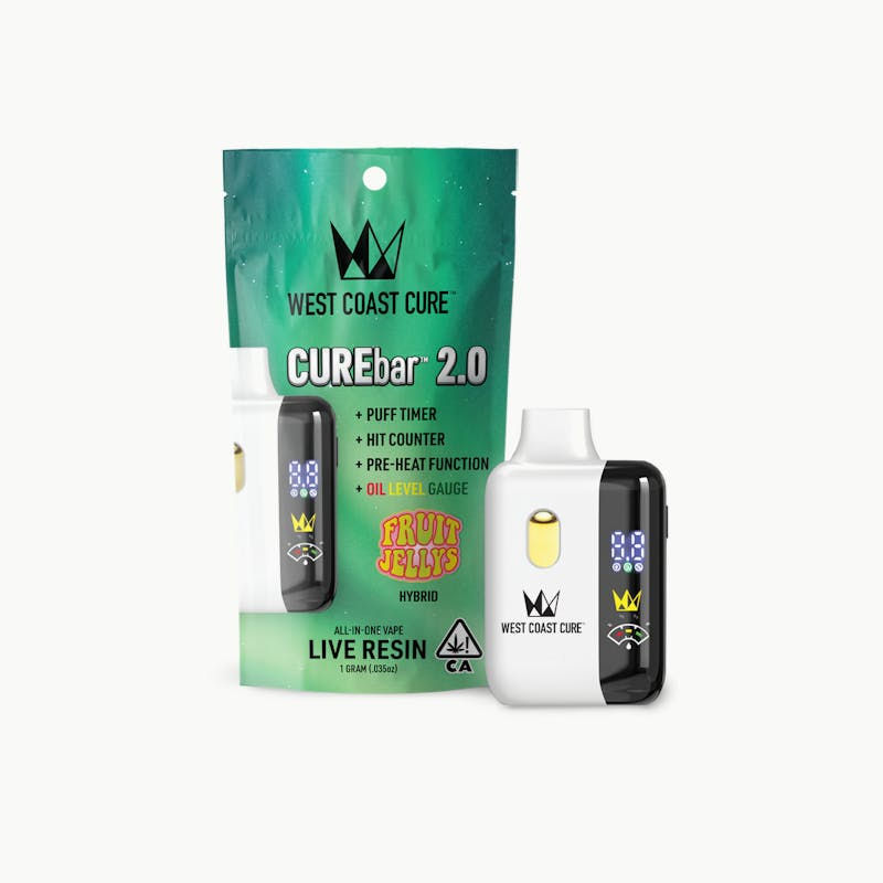 WCC - 1G - LIVE RESIN CUREBAR 2.0 - ALO - FRUIT JELLYS