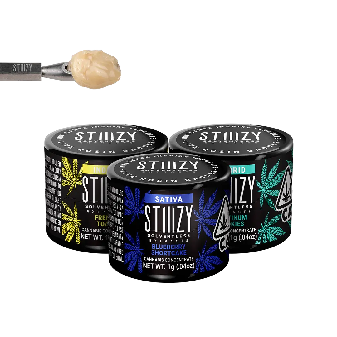 STIIIZY - LIVE ROSIN BADDER - GRAPE OCTANE - INDICA -