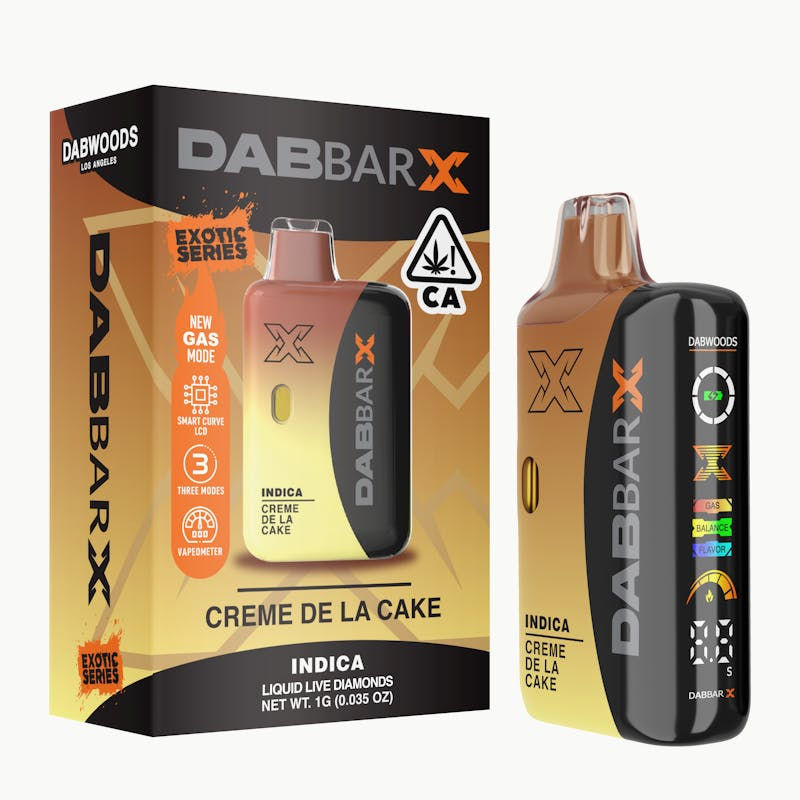 DABWOODS - EXOTIC SERIES - 1G AIO - CREME DE LA CAKE