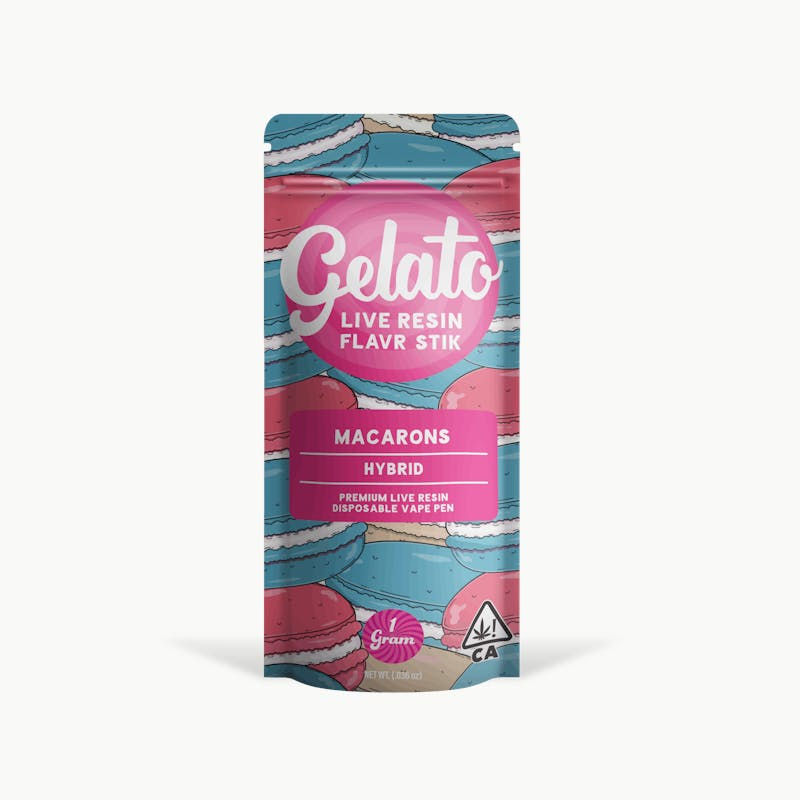 GELATO - LIVE RESIN - 1G AIO - MACARONS (H)