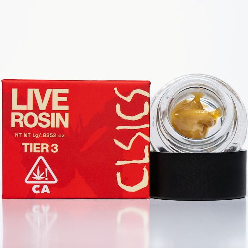 CLSICS - LIVE ROSIN - TIER 3 - 1G - BLIND MELON