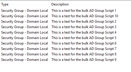How to bulk create AD Groups [Powershell]