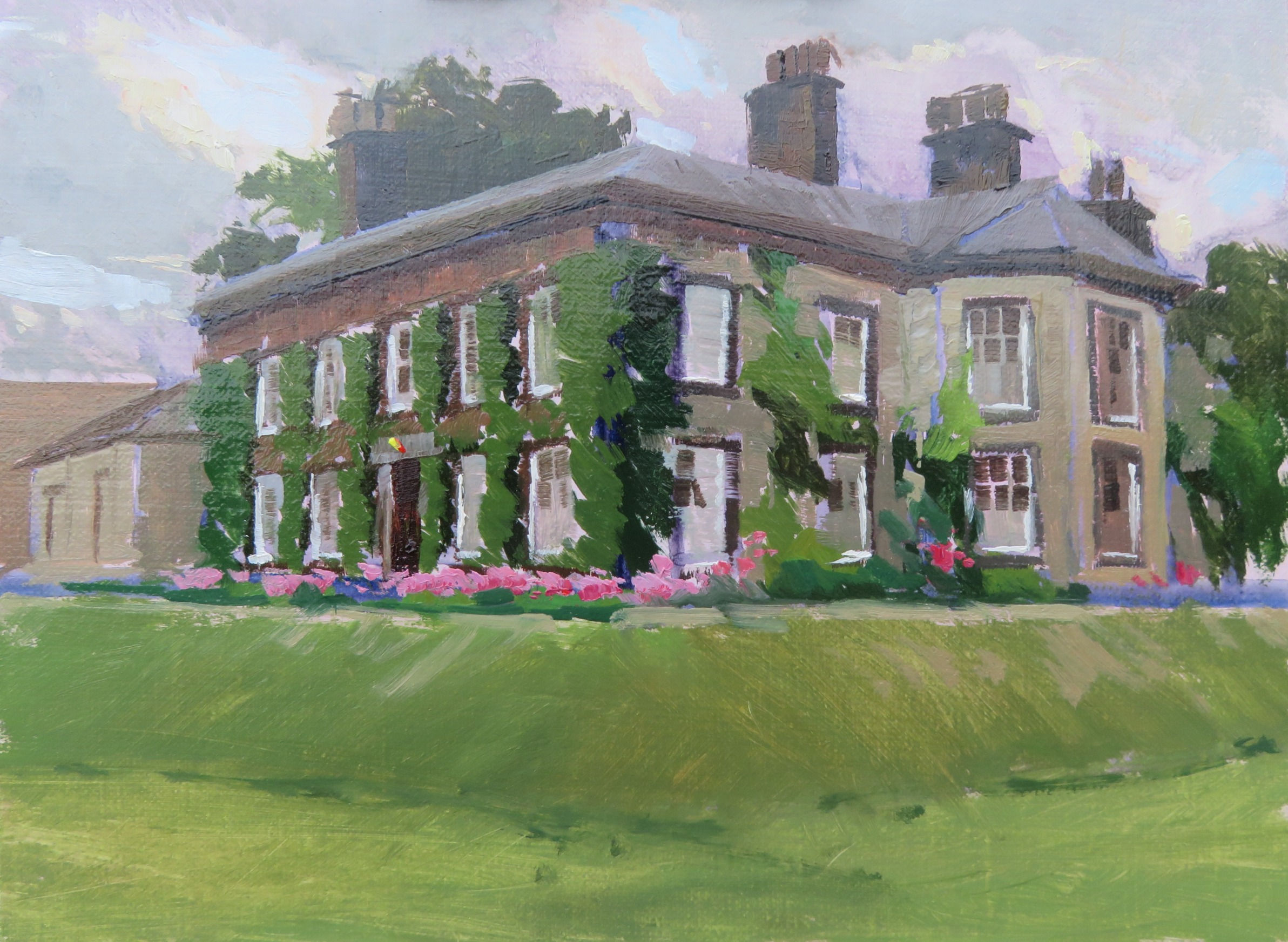 Rosemary's House - Original Oil Painting