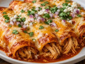 Creamy Chicken Enchiladas