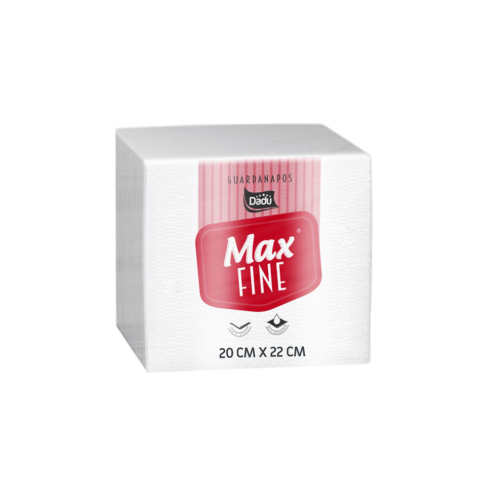 Guardanapo de Papel Folha Simples 22x20cm Max Fine com 800 folhas Dadu