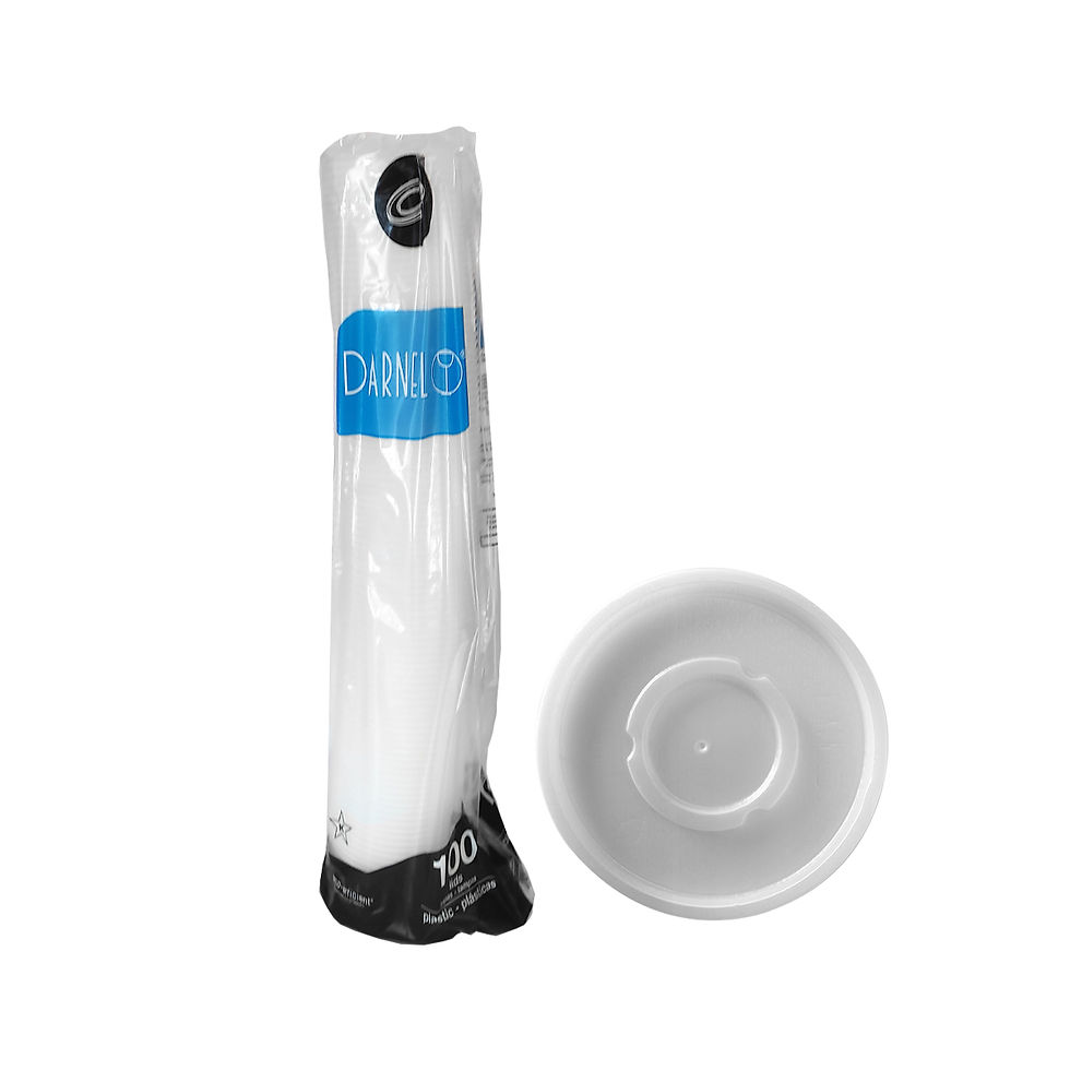 Tampa para Copo 120mL e Pote 180mL com 100 unidades Darnel